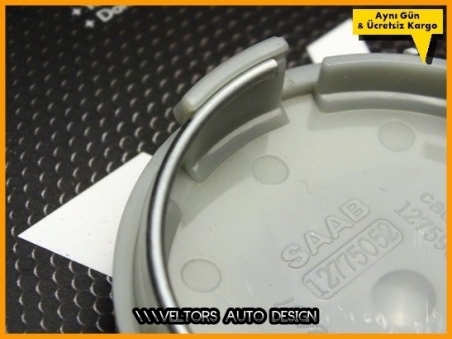 Saab Logo Amblem Jant Göbeği Göbek Kapak Seti