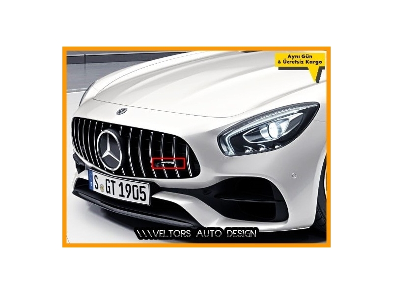 Mercedes GT GTR GTS AMG Ön Izgara Logo Amblem Mercedes GT GTR GTS AMG Ön Izgara Logo Amblem