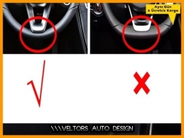 Mercedes Direksiyon Yazı Logo Amblem Eki