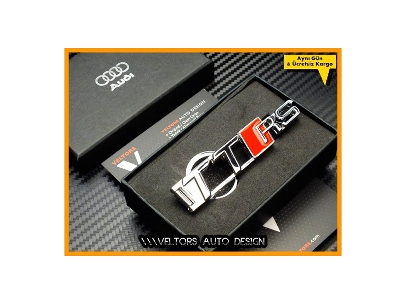 Audi TT Serisi TTRS Logo Amblem Özel Krom Audi RS4 Anahtarlık Audi TT Serisi TTRS Logo Amblem Özel Krom Audi RS4 Anahtarlık