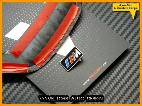 BMW F20 1 F30 3 M Logo Amblem Direksiyon Kemeri Çerçevesi
