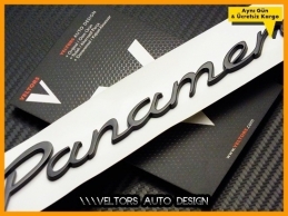 Porsche Panamera Piano Black Bagaj Yazı Logo Amblem