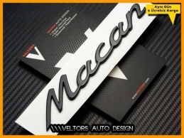 Porsche Piano Black Macan Bagaj Yazı Logo Amblem Porsche Piano Black Macan Bagaj Yazı Logo Amblem