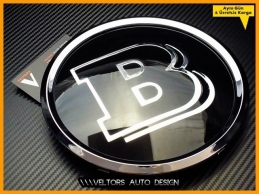 Mercedes BRABUS Ön Izgara Brabus Logo Amblem Mercedes BRABUS Ön Izgara Brabus Logo Amblem
