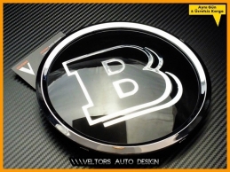 Mercedes BRABUS Ön Izgara Brabus Logo Amblem Mercedes BRABUS Ön Izgara Brabus Logo Amblem