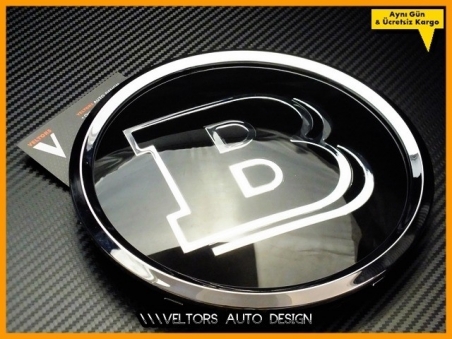 Mercedes BRABUS Ön Izgara Brabus Logo Amblem