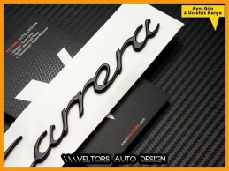 Porsche Piano Black Carrera Bagaj Yazı Logo Amblem Porsche Piano Black Carrera Bagaj Yazı Logo Amblem