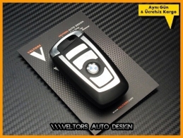 BMW Gerçek Deri BMW Logo Amblem Anahtarlık