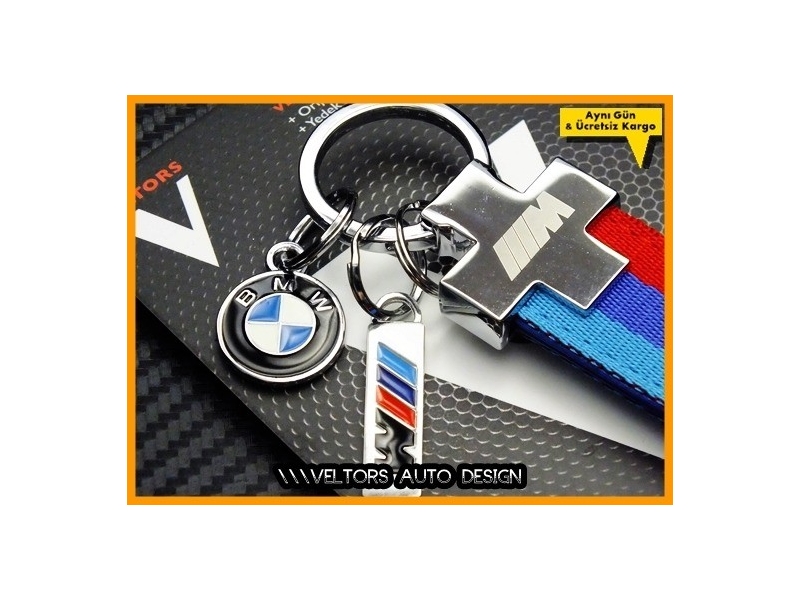 BMW M Technic Logo Amblem Özel BMW M Anahtarlık