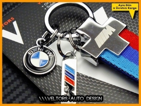 BMW M Technic Logo Amblem Özel BMW M Anahtarlık