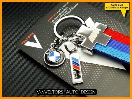 BMW M Technic Logo Amblem Özel BMW M Anahtarlık