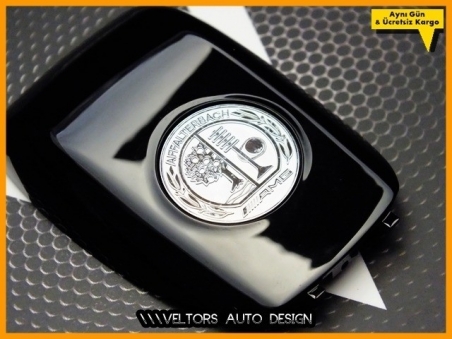 Mercedes AMG Logo Amblem Anahtar Kumanda Kabı