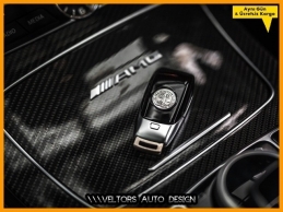 Mercedes AMG Logo Amblem Anahtar Kumanda Kabı