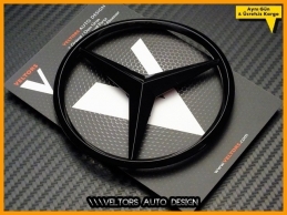 Mercedes Piano Black Parlak Siyah Bagaj Yıldız Logo Amblem