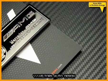 Mercedes AMG Araç Plaket Logo Amblem