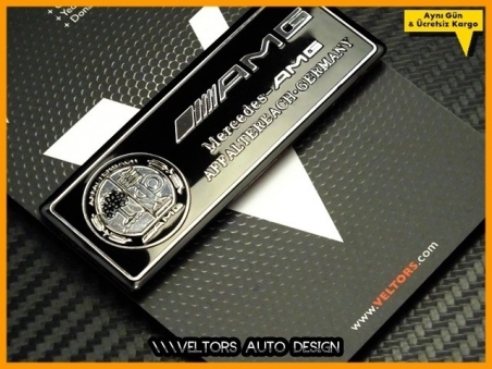 Mercedes AMG Araç Plaket Logo Amblem