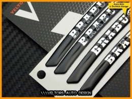 Mercedes Brabus Jant Çerçeve Logo Amblem Seti