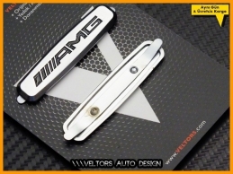 Mercedes AMG Koltuk Döşeme Logo Amblem Seti
