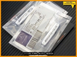 Mercedes AMG Koltuk Döşeme Logo Amblem Seti