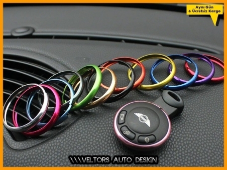 Mini Black / Siyah Anahtarlık Halka Çerçeve