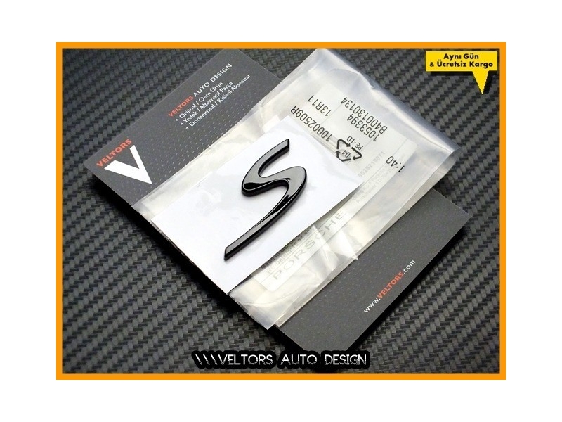 Porsche Macan Cayenne Carrera Panamera S Yazı Logo Amblem