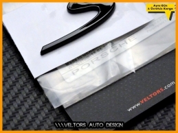Porsche Macan Cayenne Carrera Panamera S Yazı Logo Amblem