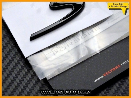 Porsche Macan Cayenne Carrera Panamera S Yazı Logo Amblem