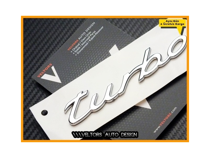 Porsche Panamera Cayman Carrera Macan Turbo Yazı Logo Amblem