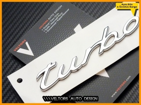 Porsche Panamera Cayman Carrera Macan Turbo Yazı Logo Amblem