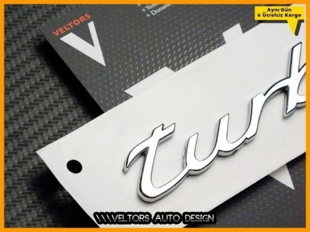Porsche Panamera Cayman Carrera Macan Turbo Yazı Logo Amblem