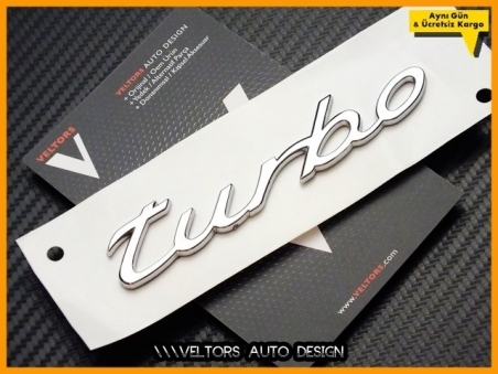 Porsche Panamera Cayman Carrera Macan Turbo Yazı Logo Amblem