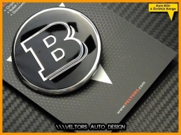 Mercedes CL CLK CLS E R GL GLK ML SL BRABUS Kaput Logo Amblem