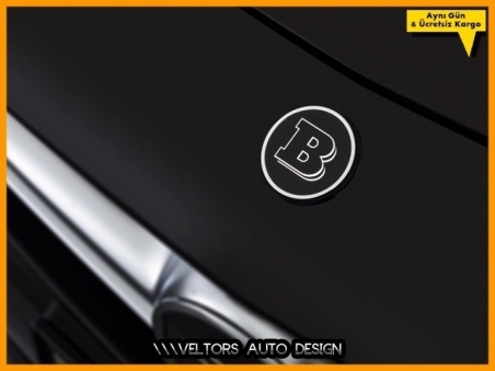 Mercedes Brabus Kaput Yıldız Logo Amblem