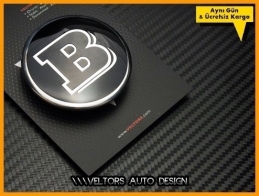 Mercedes Brabus Kaput Yıldız Logo Amblem