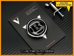 Mercedes Brabus Kaput Yıldız Logo Amblem