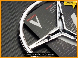 Mercedes W123 ve W126 Kasa Bagaj Yıldız Logo Amblem