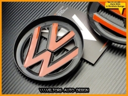 VW Golf 7 Piano Black Ön Izgara Bagaj Logo Amblem