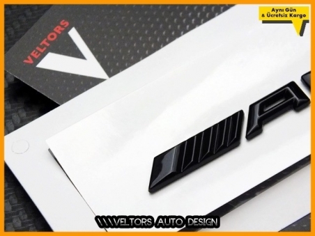 Mercedes AMG Konsol Yazı Logo Amblem