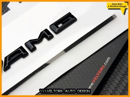 Mercedes AMG Konsol Yazı Logo Amblem
