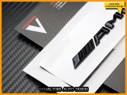 Mercedes AMG Konsol Yazı Logo Amblem