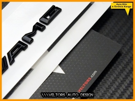Mercedes AMG Konsol Yazı Logo Amblem