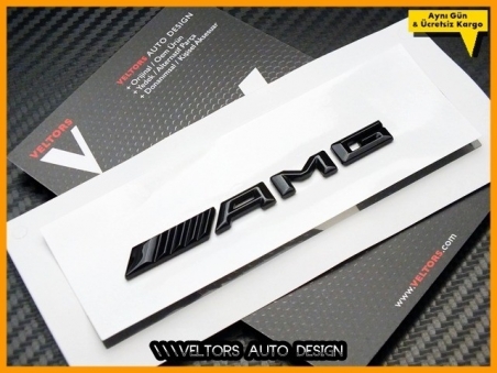Mercedes AMG Konsol Yazı Logo Amblem