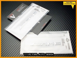 Mercedes AMG Yan Çamurluk Yazı Logo Amblem Seti