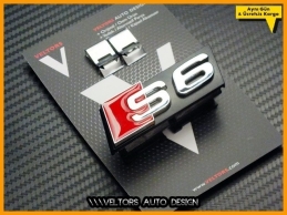 Audi A6 S Line S6 Ön Izgara Logo Amblem Seti