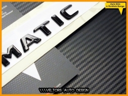Mercedes Black / Siyah 4 Matic / 4Matic Bagaj Yazı Logo Amblem Mercedes Black / Siyah 4 Matic / 4Matic Bagaj Yazı Logo Amblem