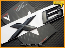BMW X6 Piano Bagaj Yazı Logo Amblem