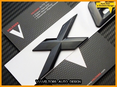 BMW X6 Piano Bagaj Yazı Logo Amblem