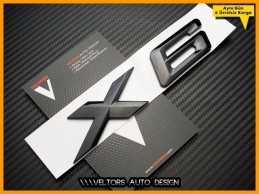 BMW X6 Piano Bagaj Yazı Logo Amblem