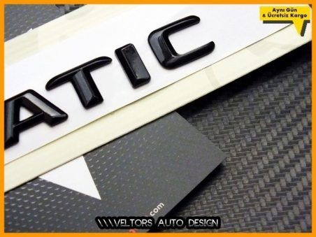 Mercedes 4 Matic / 4Matic Bagaj Yazı Logo Amblem