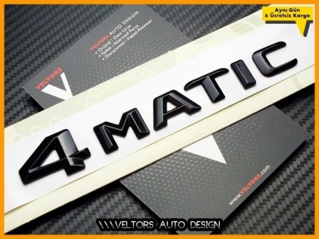 Mercedes 4 Matic / 4Matic Bagaj Yazı Logo Amblem